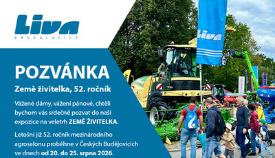 Pozvánka na výstavu Země živitelka